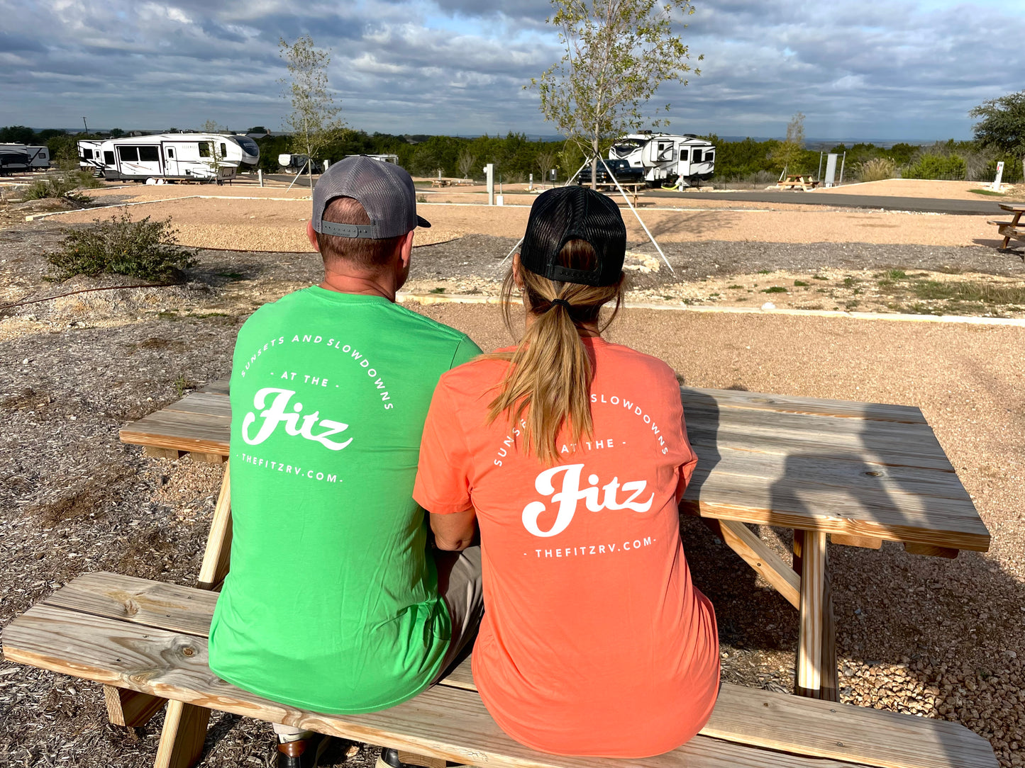 Sunsets and Slowdowns T-Shirt White Logo