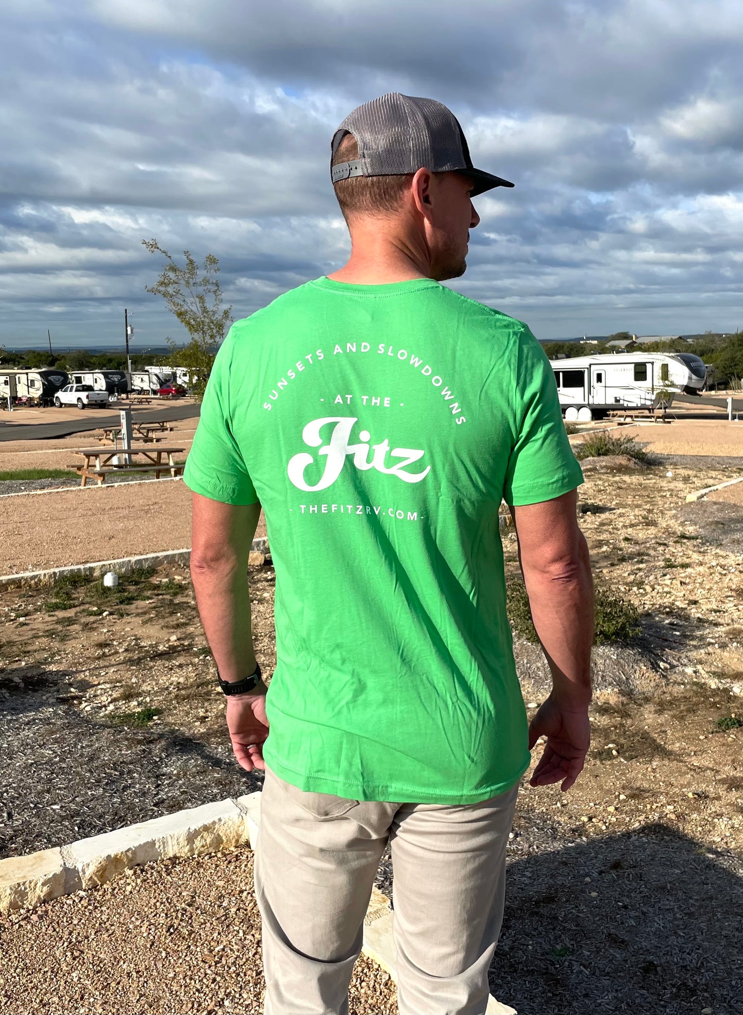 Sunsets and Slowdowns T-Shirt White Logo