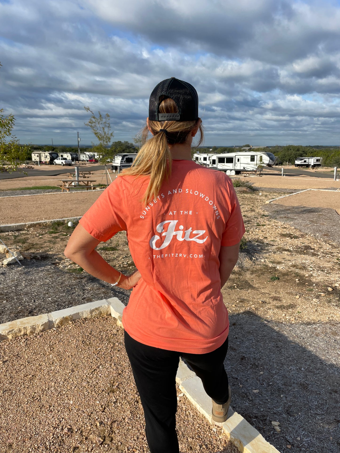 Sunsets and Slowdowns T-Shirt White Logo